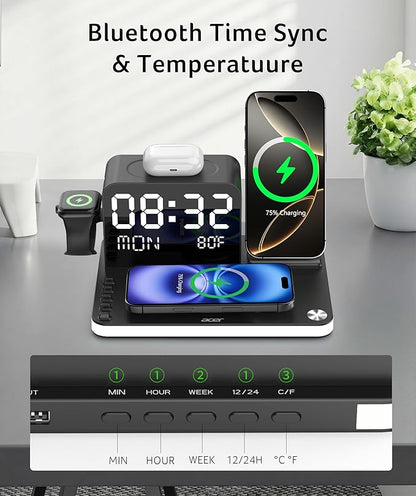 acer 7-in-1 Wireless Charging Station: Charger Stand