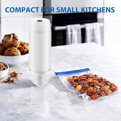 Handheld Vacuum Sealer for Food Storage, Cordless Mini Vacuum Pump