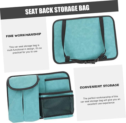 LIFKOME Car Seat Organizer Multi-pocket Hanging Back Storage Bag for Easy Access Portable Design Capacity Material for Family Use