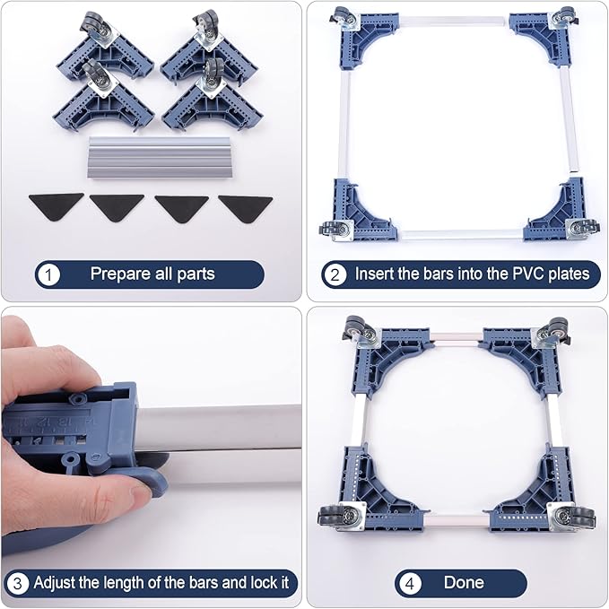 WBD WEIBIDA Adjustable Furniture Dolly