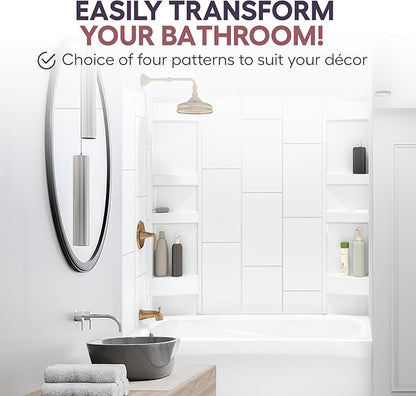 White Acrylic Tub Wall Surround 32"x 60"x 58"
