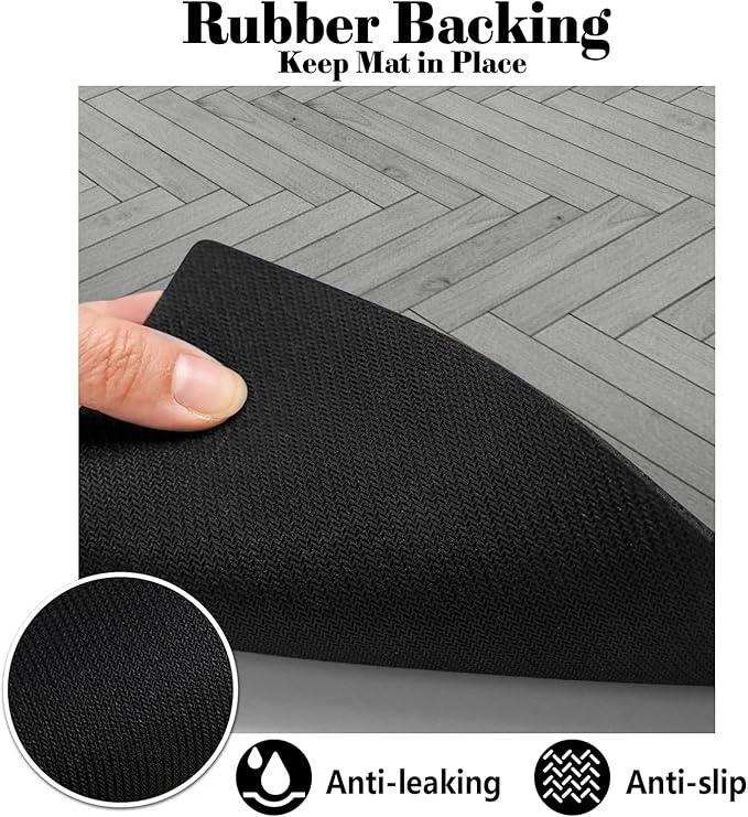 Dog Food Mats for Floors Absorbent, Pet Cat Food Mat - Quick Dry Dog Bowl Mats for Food and Water, Eco-Friendly Boho Pet Supplies