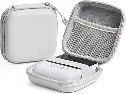 Charger Case for Macbook, Portable Tech Electronic Organizer Bag, Travel Storage Pouch for Laptop Accessories, MacBook Power Adapter, Charging Cords, USB, Power Bank (Light Grey, M)
