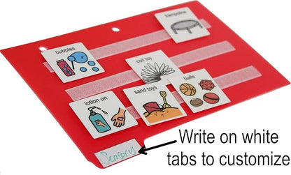 Smile4autism Small 7x9” Tools Perfect to Keep Your Loose Visual Picture Cards