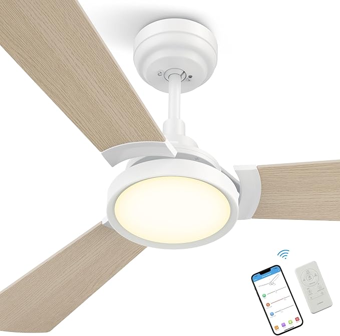SMAAIR 52 Inch Smart Wifi Ceiling Fans