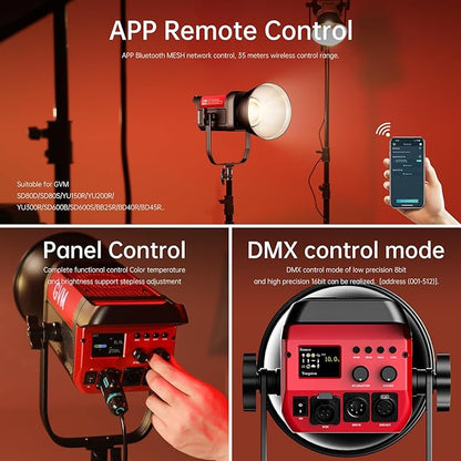 GVM Video Lighting 300W Bi-Color Studio Lights kit