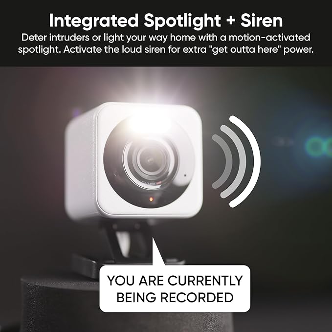WYZE Cam v4, 2.5K AI Security Camera, Indoor/Outdoor Cameras