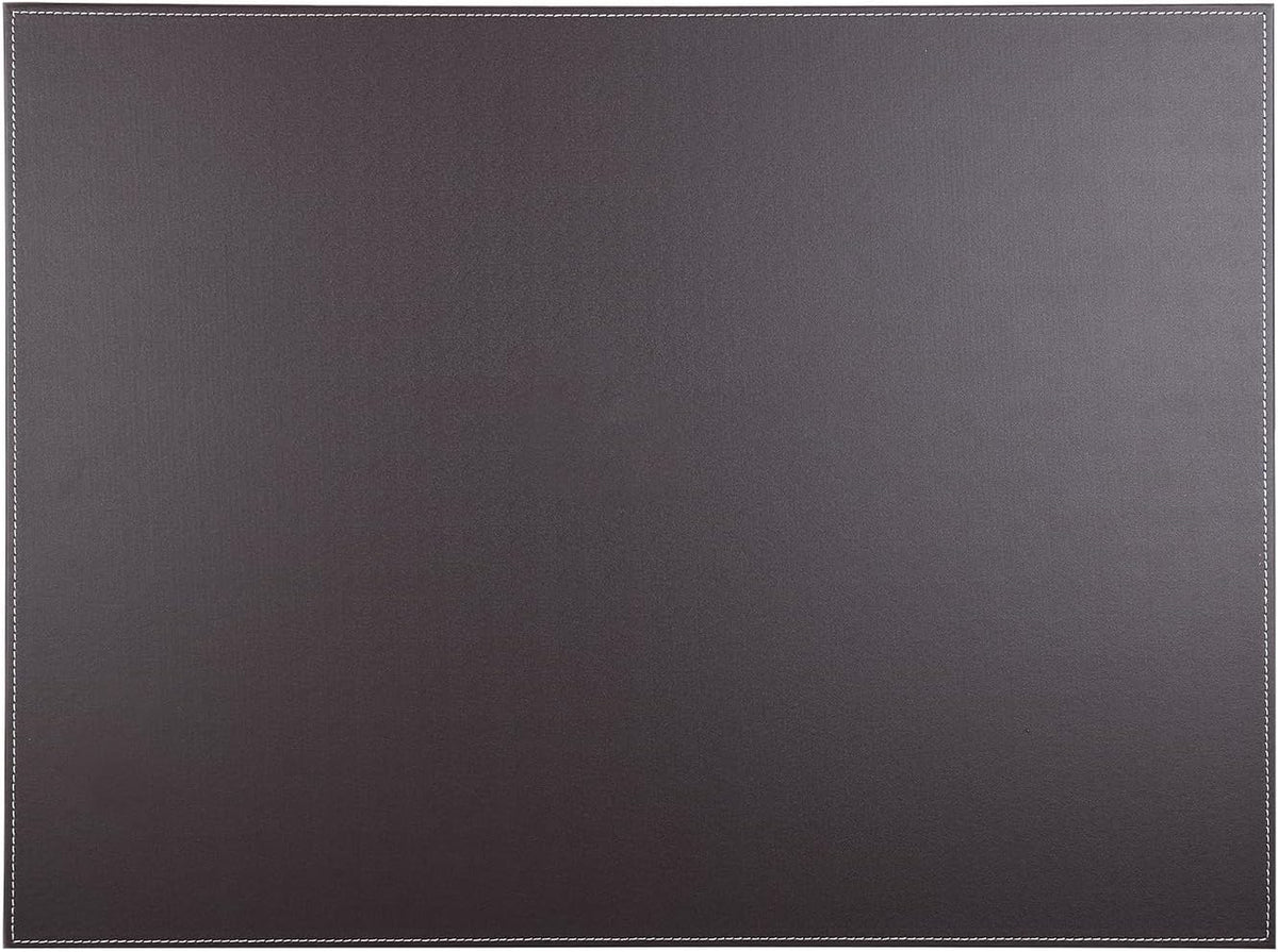 KINGFOM Desk Pad & Mat 24" x 18" Protector Large Mouse Pad PU Leather for Desktops and Laptops (Brown)