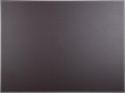 KINGFOM Desk Pad & Mat 24" x 18" Protector Large Mouse Pad PU Leather for Desktops and Laptops (Brown)