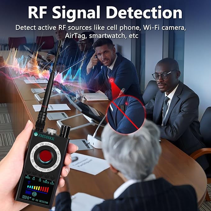 JMDHKK K19 Hidden Camera Detector, Bug Detector, Signal Detector, Spy Camera