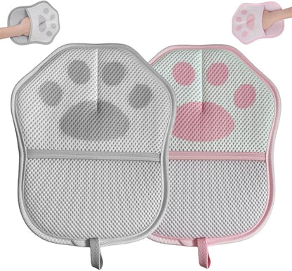 MoeQOassis 2 Pcs Static Pet Hair Removal Gloves for Dogs & Cats, Newly Upgraded Thickened Reusable Electrostatic Hair Removal Gloves, Pet Hair Removal Tool for Clothing, Couch, Carpet, Car Seats