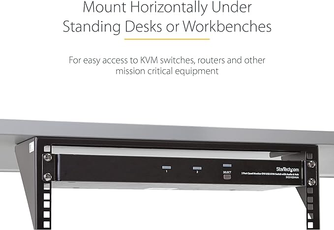StarTech.com 3U 19" Wall Mount Vertical Rack Bracket, Wall Mount Patch Panel
