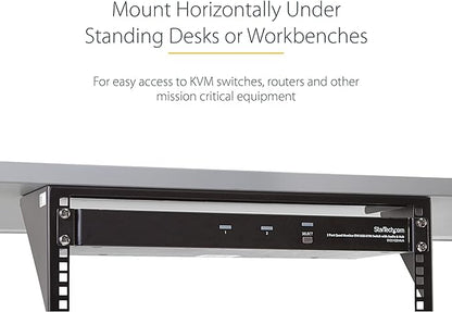 StarTech.com 3U 19" Wall Mount Vertical Rack Bracket, Wall Mount Patch Panel