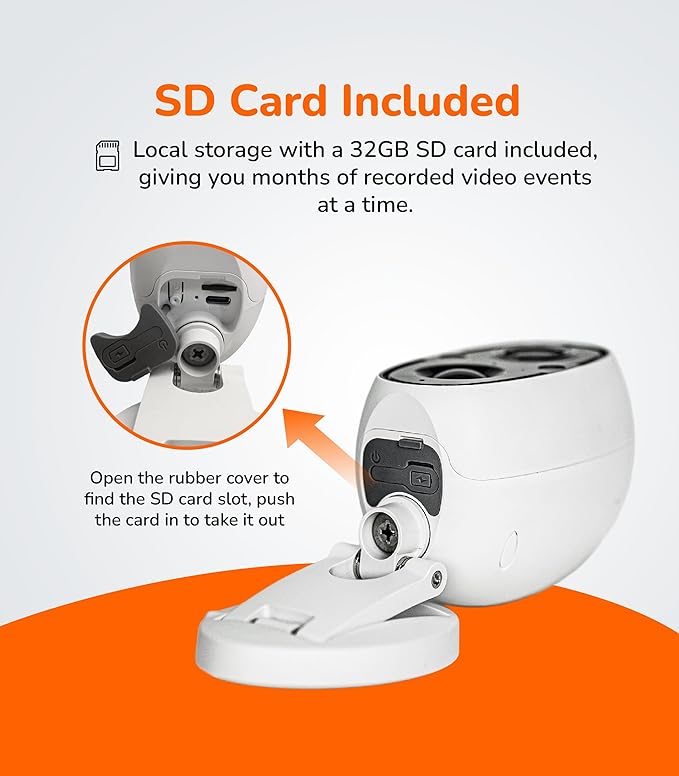 Sensforge 2.5K Indoor Outdoor Battery Camera