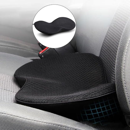 Comfortable Memory Foam Car Seat Cushion with Lumbar Support for Long Road Trips and Office Days