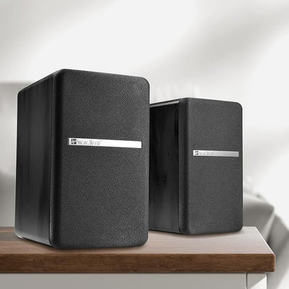 SINGING WOOD BT27 Active Powered Bluetooth Bookshelf Speakers