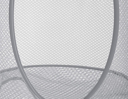 Libeder Mesh Hanging Storage Space Saver Bags Organizer,Foldable Storage Organizer 4 Compartments Toy Storage Basket for Kids Room Bathroom 2 Sets Grey