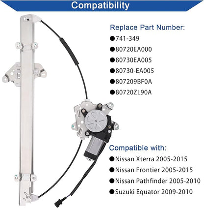 Obaee 741-349 Front Passenger Side Power Window Lift Regulator