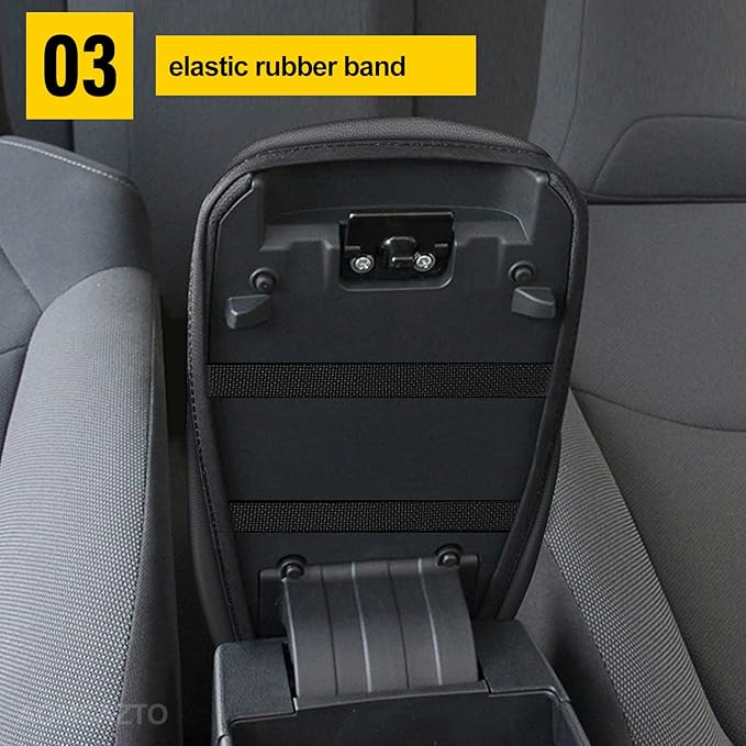 AOMSAZTO Armrest Covers for 2021 2020 2019 2018 2017 2016 Jeep Cherokee Console Cushion for Jeeps