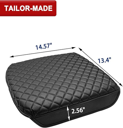 KBH Center Console Armrest Cover for 2025 2026 Ford Expedition, Bucket Seat, Durable Arm Rest Cover for Car, Thick Cushion Pad, Black