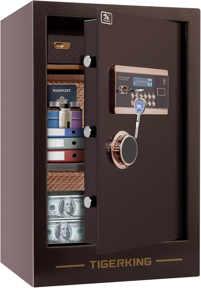 TIGERKING Large Heavy Duty Safe Box, 3.47 Cuft Digital Security Home Safe