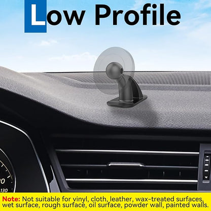 4 Pack Sticky 17mm Ball Mount for Car Mount Adhesive Replacement Magnetic Phone Holder MagSafe Mounting Base Dashboard Sticker 3M VHB Tape