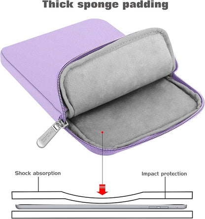 MoKo 9-11 Inch Tablet Sleeve Bag Carrying Case Fits New 11 inch iPad Air M3, iPad A16 2025, iPadPro 11 M4, Air 5/4/3, iPad10/9/8th Gen, Tab S8/S9 11", Lilac