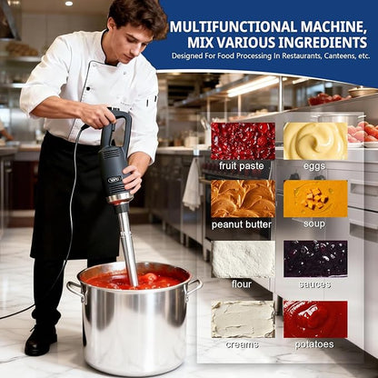 VONCI 750W Commercial Immersion Blender, Extra Heavy Duty Hand Blender