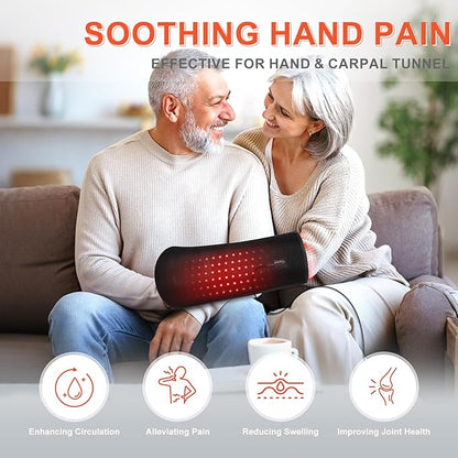 Red Light Therapy for Hands & Wrist, 2026 Upgrade 4 Therapy Modes, 5-Level