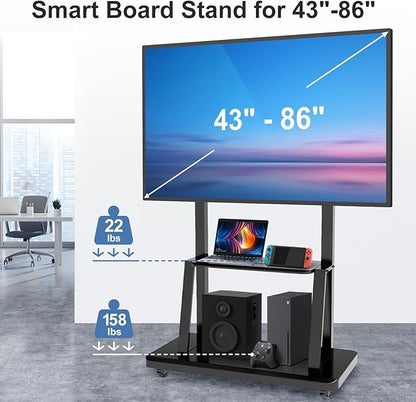 Smart Board Stand for 60-100 Inch Interactive Whiteboard, Mobile Stand