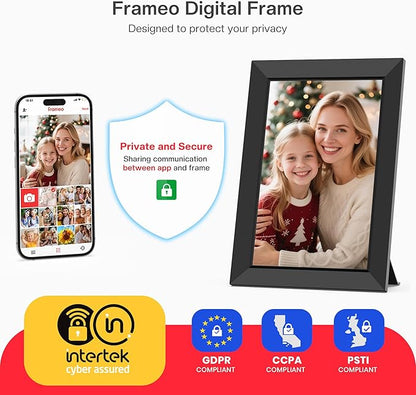 Frameo 10.1 Inch WiFi Digital Picture Frame, Smart Cloud Electronic Photo Frame