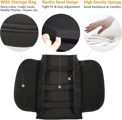 Console Cushion Cover for Toyota Tacoma 2016-2023 SR SR5 Off-Road PreRunner TRD-Sport pro Limited Tacoma Organizer Armrest Storage Box Cover Tacoma Interior Accessories