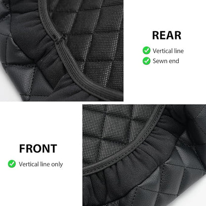 KBH Center Console Armrest Cover for Cadillac Escalade 2007 2008 2009 2010 2011 2012 2013 2014, Interior Accessories, Middle Console Lid Protector, Vinyl Leather, Anti-Scratch, Black