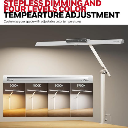 Honeywell LED Desk Lamp with Clamp