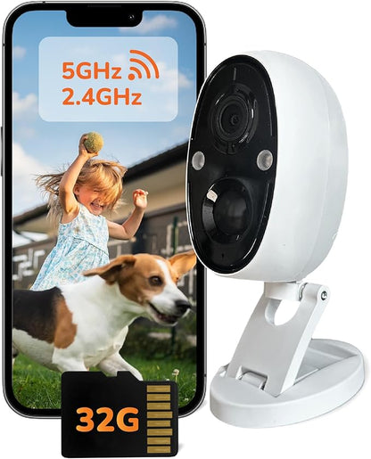 Sensforge 2.5K Indoor Outdoor Battery Camera