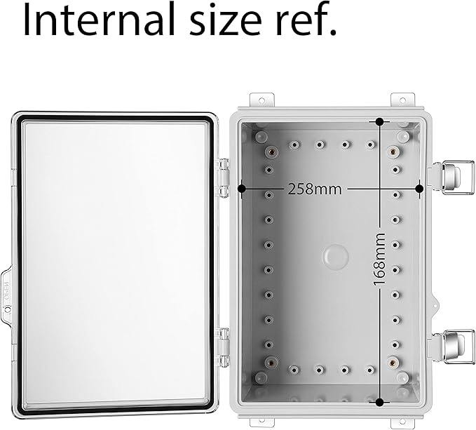 Gratury Junction Box, IP67 Waterproof Plastic Enclosure