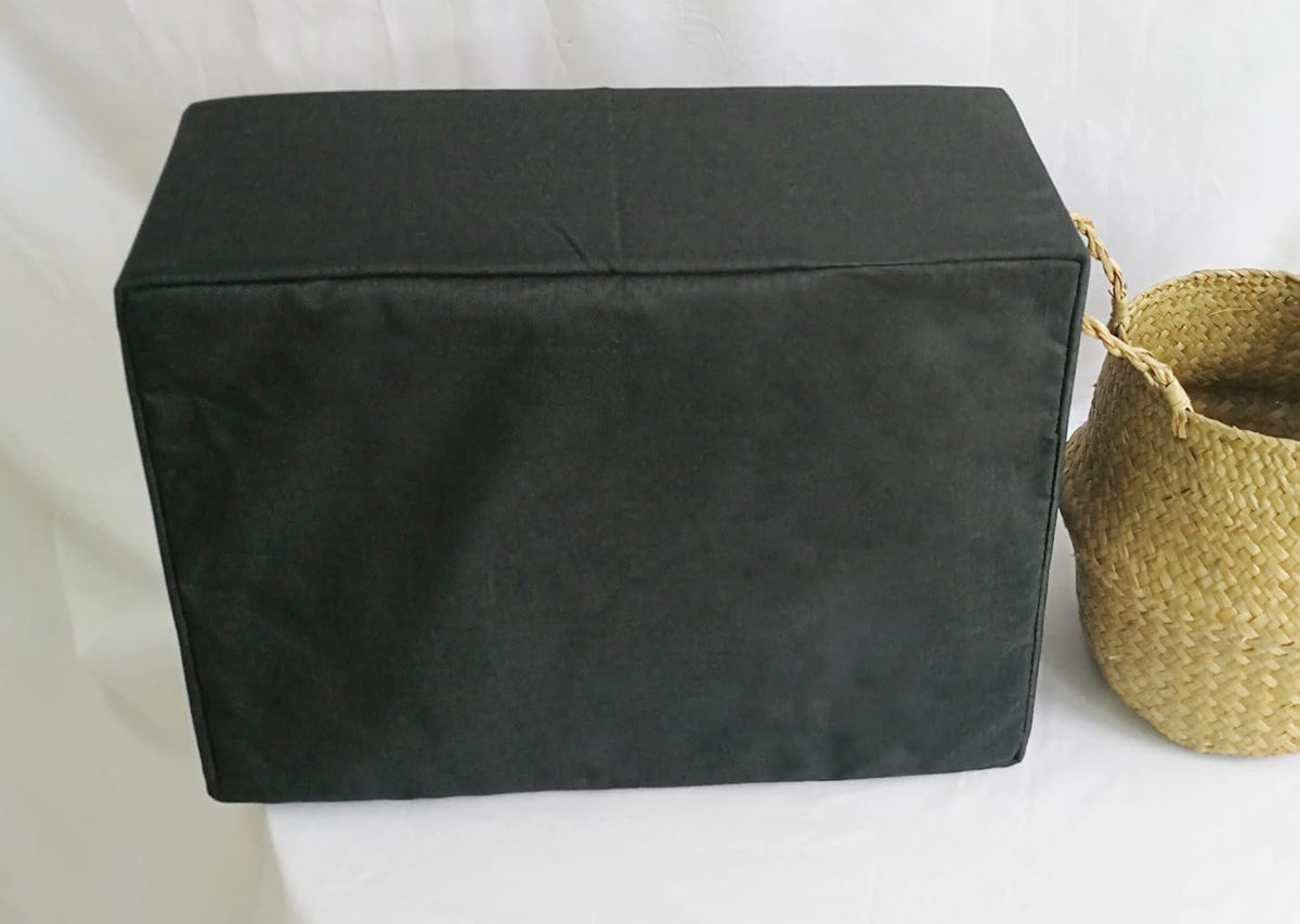 Storage Bin for Shelves Rectangle Closet Baskets Foldable Box with Handles Black Storage Boxes for Home Office Car Dormroom