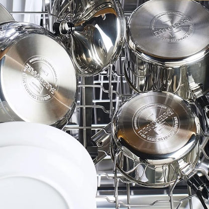 Farberware Classic Stainless Steel Cookware Pots and Pans Set