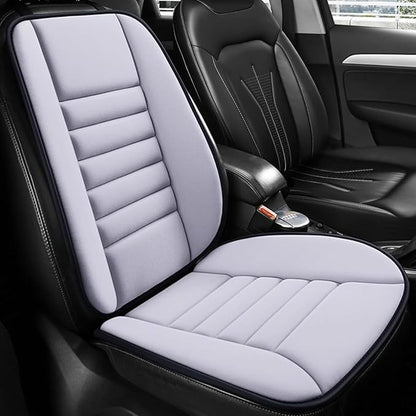 Car Seat Cushion with Back Support Pillow for Ford Ranger 2024, Pillow Memory Seat Covers Desk Chair Cushion Back Support for Automotive Seat Driver Interior Accessories, C/Gray