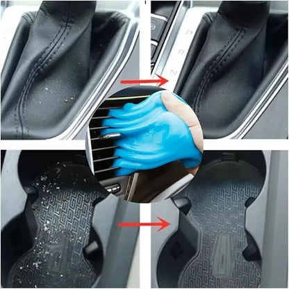 Reusable Car Cleaning Gel for Interior Detailing - for Vents, Dashboard, and Mud Removal(1 pc 75g)