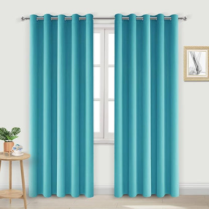 DWCN Blackout Curtains 84 Inch Length, Thermal Light Blocking Curtain