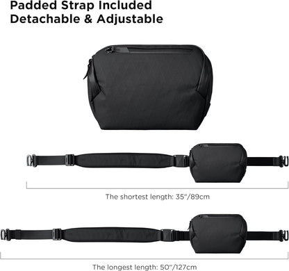 ALPAKA Vertex Pouch - Mens Sling Bag, Fits iPad Mini, Electronics & Accessories, Removable Strap, Weatherproof Fabric
