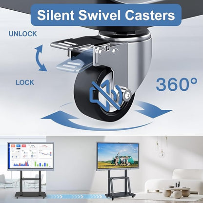 Smart Board Stand for 60-100 Inch Interactive Whiteboard, Mobile Stand