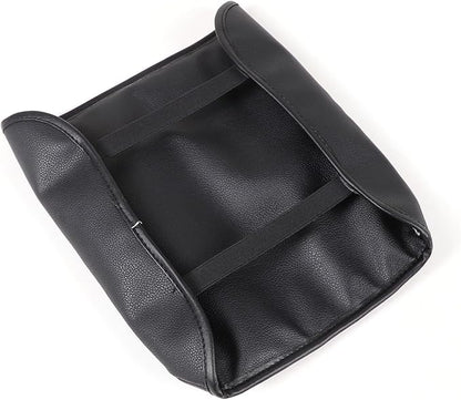 Center Console Cover Pad for Honda Pilot 2003 2004 2005 2006 2007 2008 Accessories Arm Rest Box Lid Cover Pad Armrest Seat Box Cover Car Armrest Pillow Cushion Mat Protector Leather (Black)