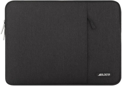 MOSISO Laptop Case 18.5 inch, 18-18.5 inch Laptop Sleeve Compatible with ASUS Gaming Monitor HP Dell Lenovo Notebook, Polyester Vertical Computer Sleeve Bag with Pocket, Black