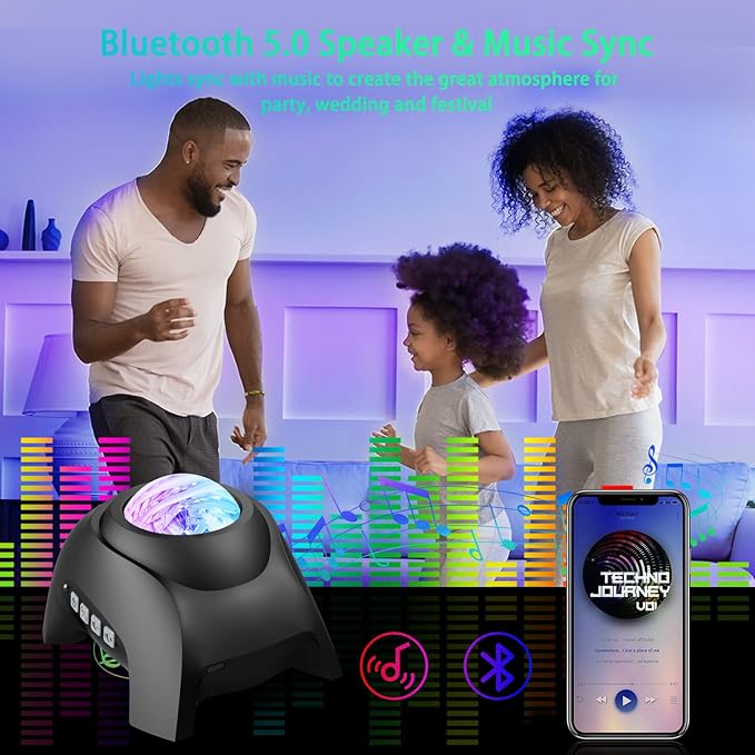 AIRIVO Star Projector, Galaxy Light Projector, Night Light Projector & Music