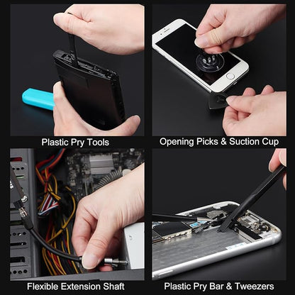 STREBITO Mini Electric Screwdriver Upgraded 155 in 1 Electric Precision