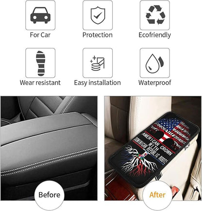 DARLEKS Car Armrest Cushion Auto Center Console Cover Pad Car Handrail Box Universal Decoration Mat