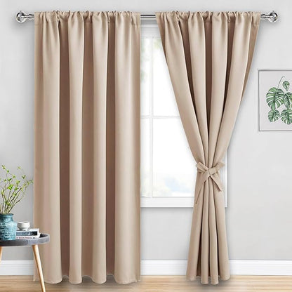 JIUZHEN Blackout Curtains for Bedroom