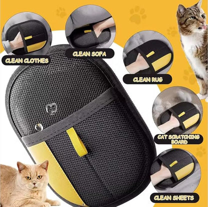 Pet Hair Removal Glove for Dogs & Cats – 1 PC Single Grooming Mitt, Double-Sided Electrostatic Design, Reusable, Washable, Gentle Massage